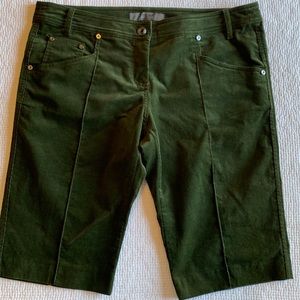 loops Green Bermuda Shorts